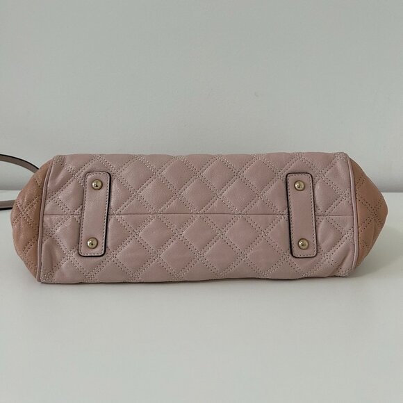 Authentic Marc Jacobs Leather Quilted Stam Handbag - Picture 6 of 9